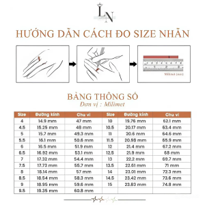 Nên chọn nhẫn cưới như thế nào . Hướng dẫn cách đo size nhẫn